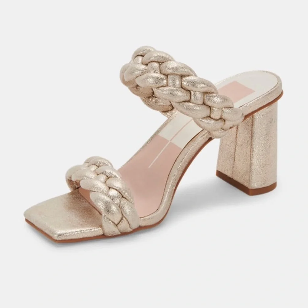 NEVER WORN • Dolce Vita Paily braided heel sandal - Picture 3 of 7